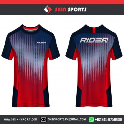 RED RAINING DOTS  SOCCER JERSEYS